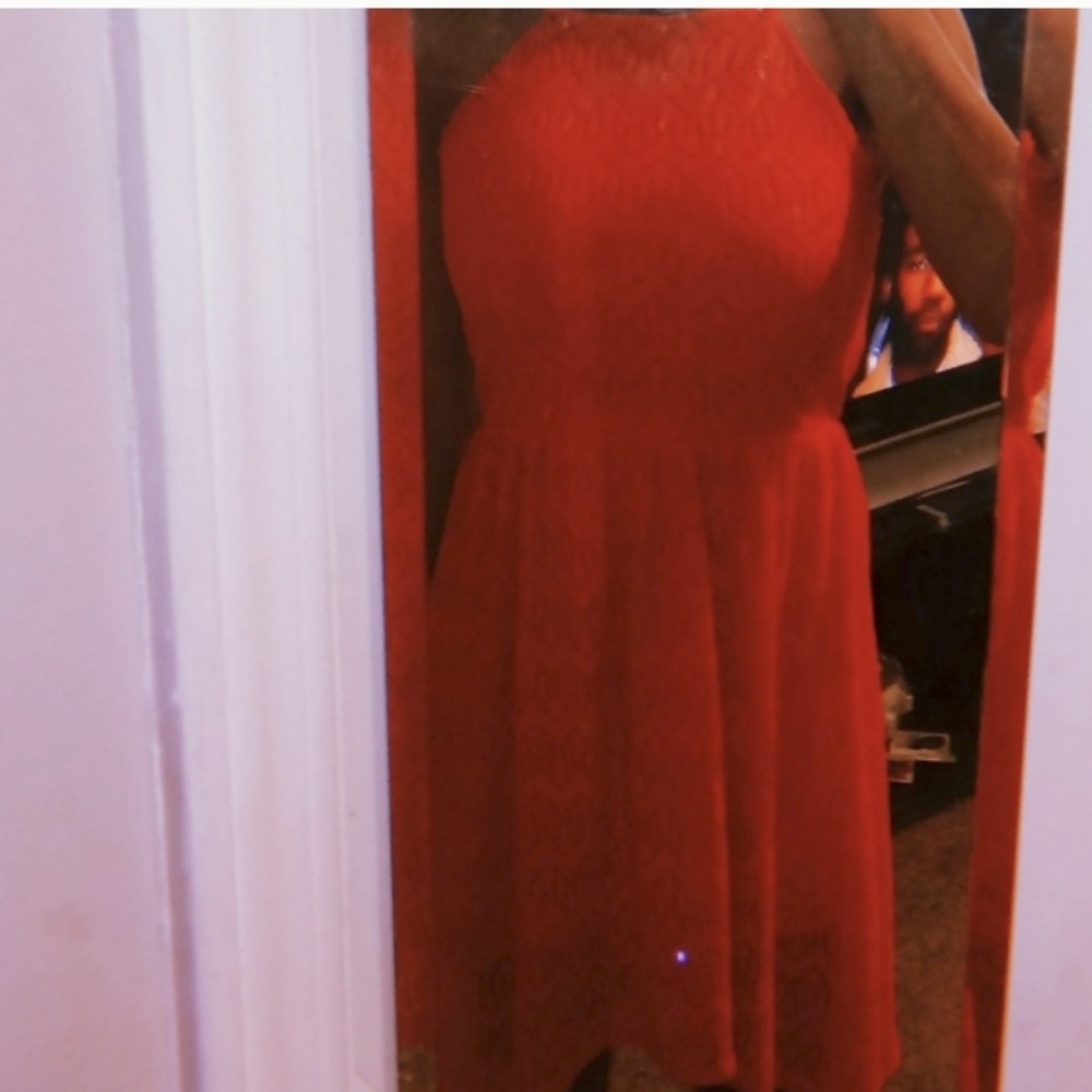 A red dress